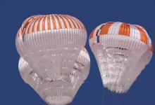 SpaceX分享驚險的Crew Dragon降落傘測試