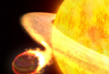 研究發(fā)現(xiàn)熱木星WASP-12b朝著它的恒星旋轉(zhuǎn)