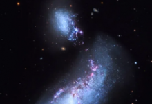 天文學(xué)家在繭星系中發(fā)現(xiàn)了一個非常稀有的雙核
