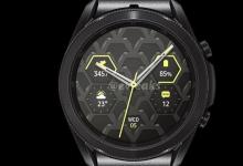 三星GalaxyWatch 3鈦黑配色泄露 預計今年年末上市