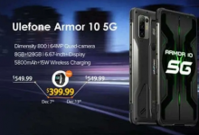 全球首款5G堅固型手機Ulefone Armor 10 5G獲得了熱銷