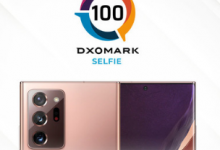 三星Note20Ultra5G在前置攝像頭評(píng)測中得到100分