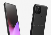 谷歌Pixel5采用了挖孔曲面屏的設計