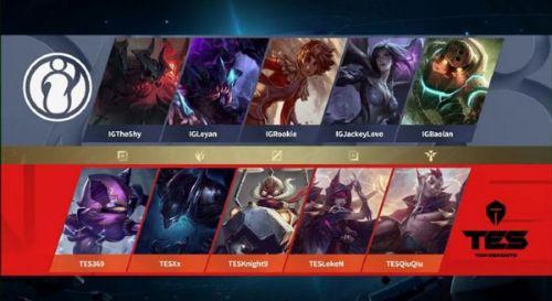 2019LPL9月8日IG對陣TES賽事回顧 IG贏了進入S9