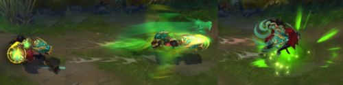 LOL2017雞年限定皮膚虎癡之拳蔚展示 雞年蔚皮膚特效
