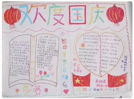國慶節(jié)手抄報簡單字又少