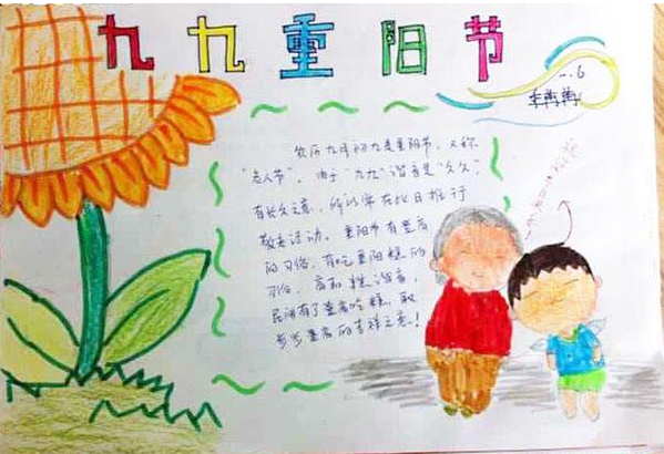 重陽節(jié)手抄報(bào)簡單易畫
