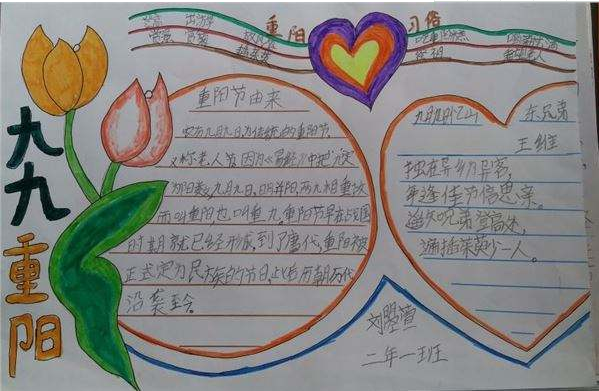 重陽節(jié)手抄報(bào)簡單易畫