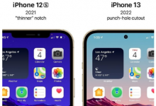 這款iPhone 13與iPhone 12的設(shè)計(jì)對(duì)比非常明顯