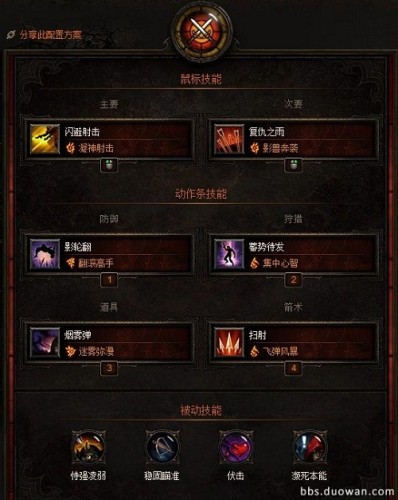 暗黑3國(guó)服獵魔人技能搭配_套裝選擇_娜塔亞的復(fù)仇之雨
