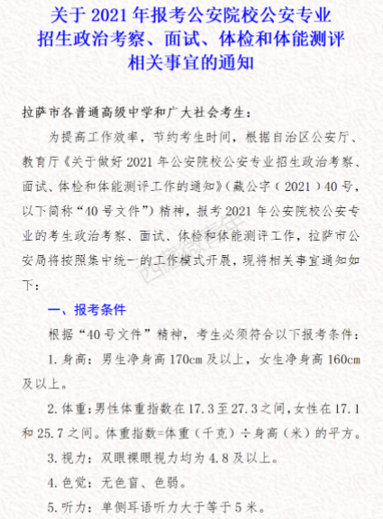 報考條件及要求