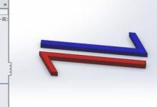 教你SolidWorks三維建模訓(xùn)練第一百二十三雙向單箭頭