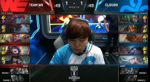 lols7總決賽WEvsC9比賽視頻回放 WE：C9五場比賽合集
