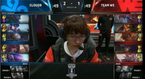 lols7總決賽WEvsC9比賽視頻回放 WE：C9五場比賽合集