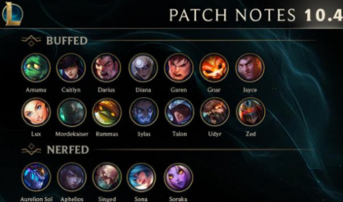LOL 10.4版本更新速看，增加打野英雄，劍圣蠻王新皮膚