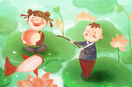 中秋節(jié)簡(jiǎn)筆畫(huà)圖片13