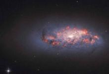 哈勃觀測到遙遠星系中的恒星形成