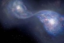 ALMA望遠(yuǎn)鏡發(fā)現(xiàn)有史以來最古老的合并星系