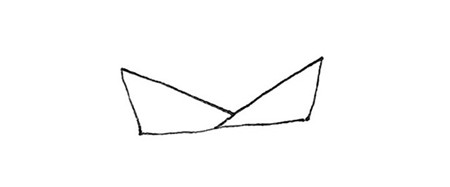 折紙船簡(jiǎn)筆畫2
