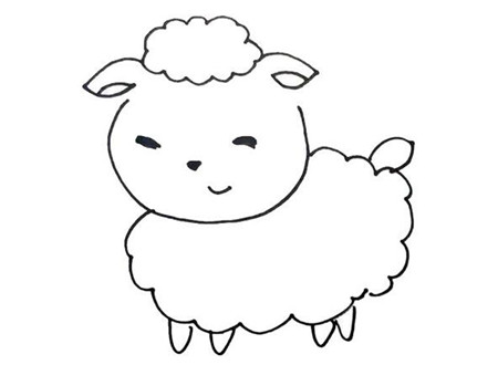 萌萌小綿羊簡(jiǎn)筆畫3