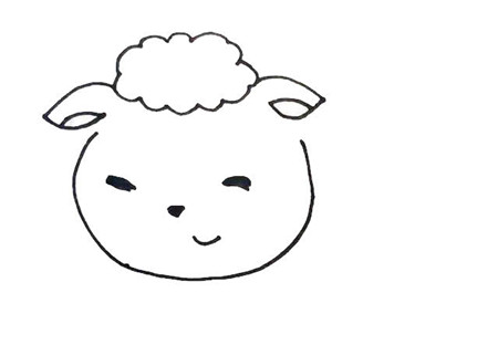 萌萌小綿羊簡(jiǎn)筆畫2