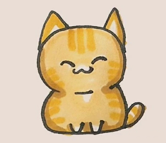 橘貓簡(jiǎn)筆畫6
