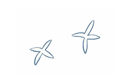 蘭花簡(jiǎn)筆畫步驟1