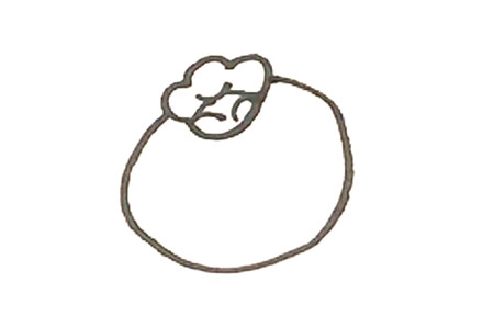 藍(lán)莓簡筆畫步驟圖解2