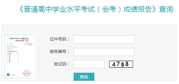 高中學(xué)業(yè)水平考試成績(jī)查詢網(wǎng)址