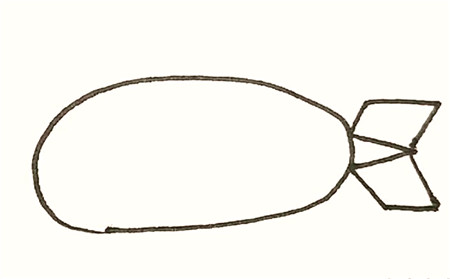 潛水艇簡(jiǎn)筆畫(huà)怎么畫(huà)1