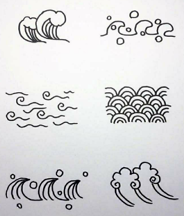 海底世界素材簡筆畫8