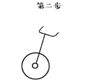 自行車簡(jiǎn)筆畫步驟圖漂亮2