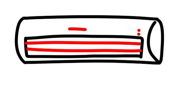 空調(diào)簡(jiǎn)筆畫(huà)圖片步驟3