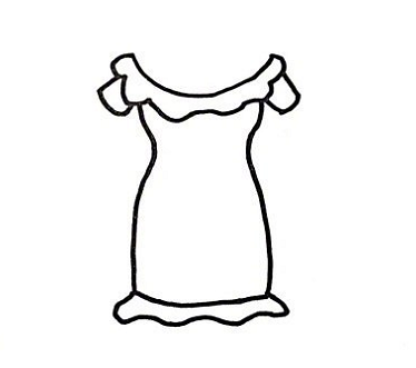 衣服簡(jiǎn)筆畫(huà)圖片大全4