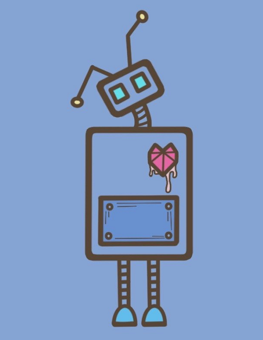 可愛機器人簡筆畫圖片大全大圖6
