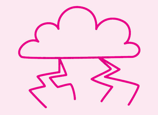 雷電簡(jiǎn)筆畫(huà)閃電簡(jiǎn)筆畫(huà)1