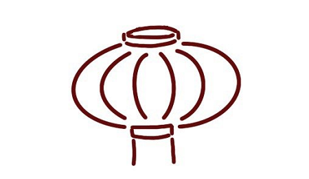 紅燈籠簡(jiǎn)筆畫怎么畫4