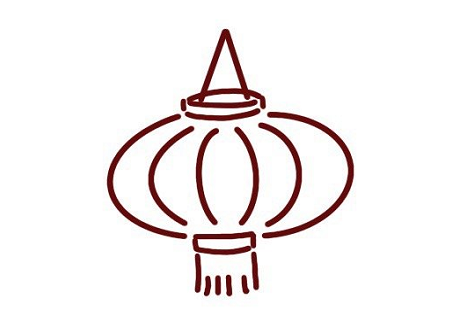 紅燈籠簡(jiǎn)筆畫怎么畫5