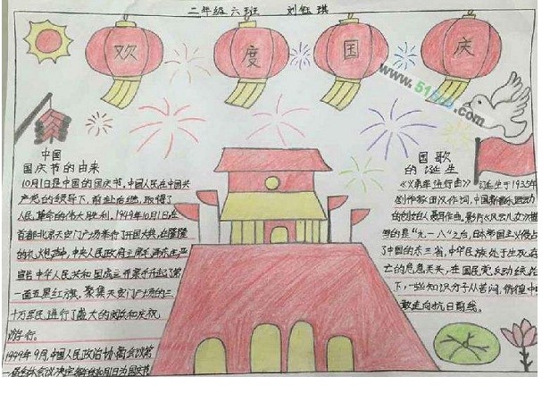 國慶節(jié)黑板報(bào)圖片素材