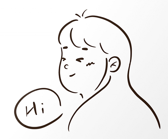 可愛(ài)的女孩子簡(jiǎn)筆畫頭像圖片3