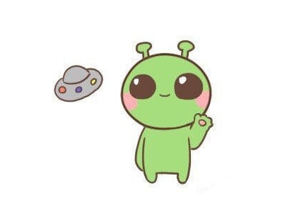 外星人簡筆畫可愛簡單4