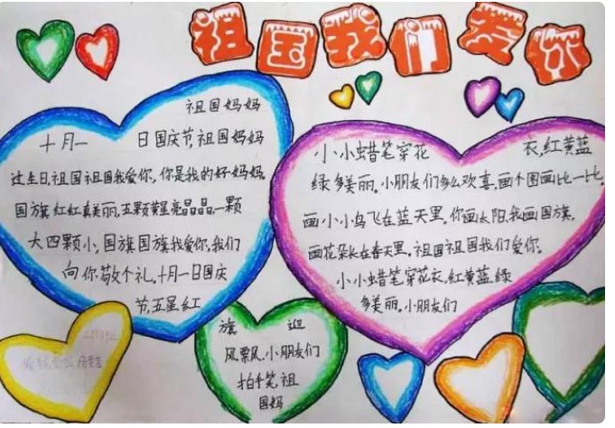 一年級(jí)國慶節(jié)簡單的手抄報(bào)圖片