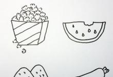 如何為食物畫簡(jiǎn)筆畫