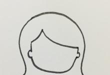 長發(fā)老師的簡筆畫怎么畫？