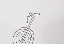摩托車(chē)簡(jiǎn)筆畫(huà)