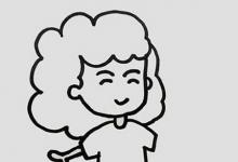 三口之家如何手拉手畫出簡單美觀的簡筆畫？