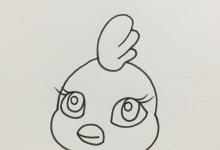孔雀如何畫簡單的筆畫？