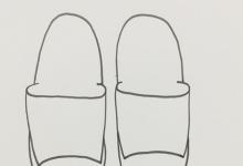 如何在拖鞋上畫(huà)簡(jiǎn)單的筆畫(huà)