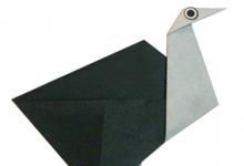 兒童折紙趣味小鴕鳥(niǎo)