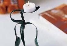 利用少量廢物制作有趣的燭臺
